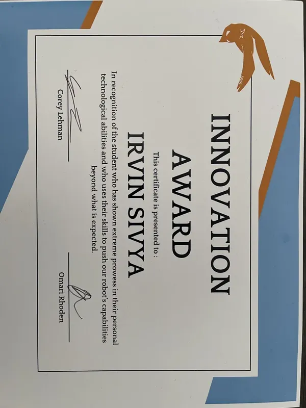 FRC Innovation Award 2024
